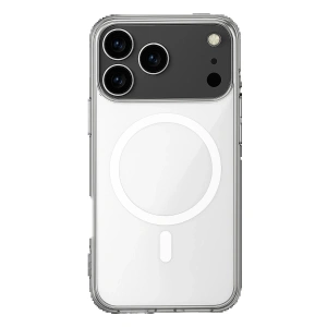 CPT90 iPhone 17 Pro Max Kılıf Magneticsafe Şeffaf Silikon - Şeffaf