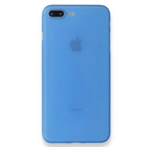 CPT90 iPhone 8 Plus Kılıf PP Ultra İnce Kapak - Mavi