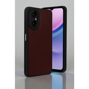 CPT90 Realme 12 Lite Kılıf Aras Deri Kapak - Bordo
