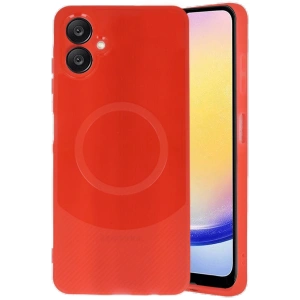 CPT90 Samsung A06 Kılıf Maya Karbon Kapak - Kırmızı