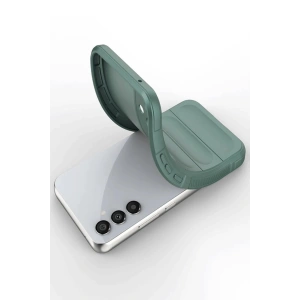 CPT90 Samsung A56 Kılıf Optimum Silikon - Koyu Yeşil