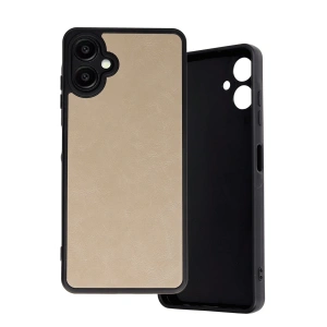 CPT90 Samsung Galaxy A06 Kılıf Aras Deri Kapak - Pudra