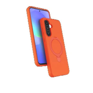 CPT90 Samsung Galaxy A26 Regal Magsafe Standlı Kapak - Turuncu