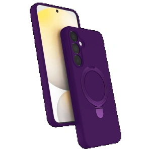 CPT90 Samsung Galaxy A35 5G Regal Magsafe Standlı Kapak - Derin Mor