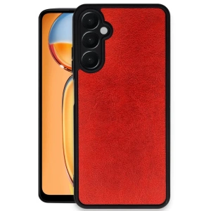 CPT90 Samsung Galaxy A36 Kılıf Aras Deri Kapak - Kırmızı