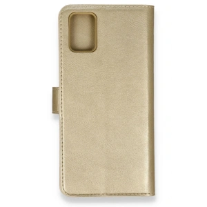 CPT90 Samsung Galaxy A71 Trend S Plus Kapaklı Kılıf - Gold