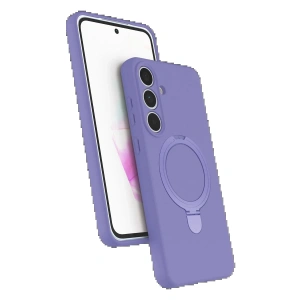 CPT90 Samsung Galaxy S24 FE Regal Magsafe Standlı Kapak - Lila