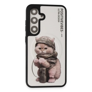 CPT90 Samsung Galaxy S24 Fun Magsafe Kapak - Beyaz