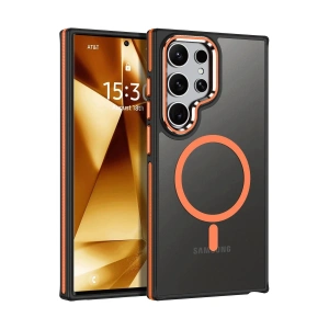 CPT90 Samsung Galaxy S24 Ultra Winner Magsafe Kapak - Turuncu