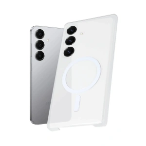 CPT90 Samsung Galaxy S25 Plus Kılıf PC Zara Magsafe Şeffaf Kılıf - Şeffaf