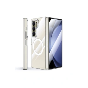 CPT90 Samsung Galaxy Z Fold 6 Crystal Magsafe Kapak - Şeffaf