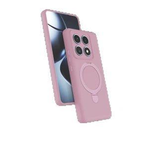 CPT90 Xiaomi Mi 14T Pro Regal Magsafe Standlı Kapak - Açık Pembe