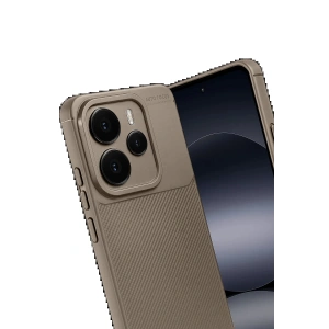 CPT90 Xiaomi Note 14 5G Auto Focus Karbon Kapak - Kahverengi