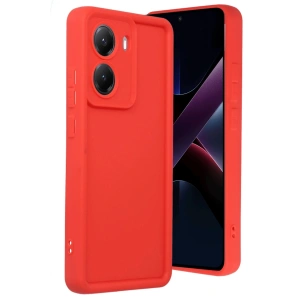 CPT90 Xiaomi Poco X7 Pro Viera Silikon - Kırmızı