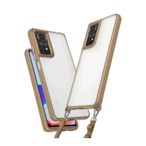 CPT90 Xiaomi Redmi Note 11 Pro Kılıf Penta Silikon Kılıf - Çöl Titanyum