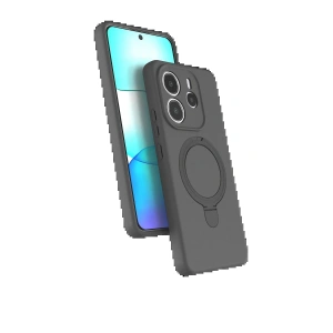 CPT90 Xiaomi Redmi Note 14 4G Regal Magsafe Standlı Kapak - Titan Gri