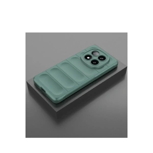 CPT90 Xiaomi Redmi Note 14 Pro 5G Kılıf Optimum Silikon - Koyu Yeşil