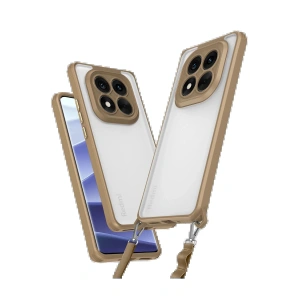 CPT90 Xiaomi Redmi Note 14 Pro 5G Kılıf Penta Silikon Kılıf - Çöl Titanyum