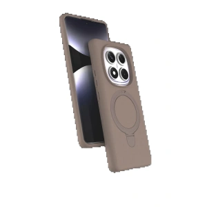 CPT90 Xiaomi Redmi Note 14 Pro 5G Regal Magsafe Standlı Kapak - Çöl Titanyum