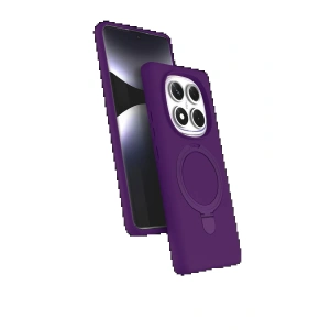 CPT90 Xiaomi Redmi Note 14 Pro 5G Regal Magsafe Standlı Kapak - Derin Mor