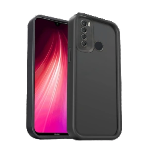 CPT90 Xiaomi Redmi Note 8 Kılıf Viera Silikon - Siyah