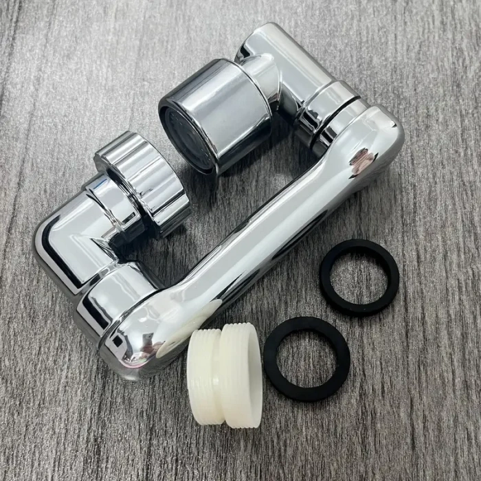 1080 Derece Dönebilen Mutfak ve Lavabo Bataryası Akrobat Musluk Ucu (5047)