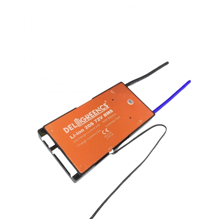 20S 50A Li-Ion Bms Karti Sensörlü Ortak Port