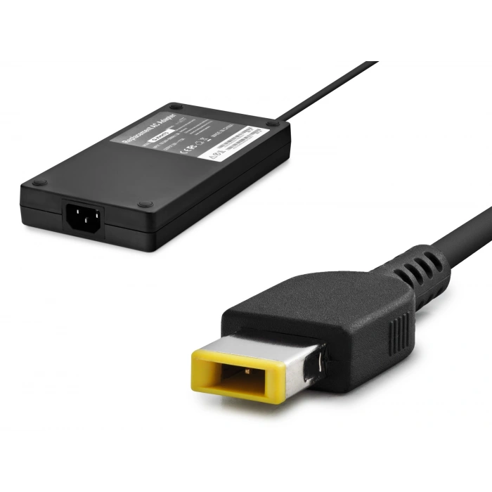 20V 11.5A 230W Laptop Adaptörü - Usb Tip Sarı Kare Uç - Ibm Uyumlu - Siyah GXHH6