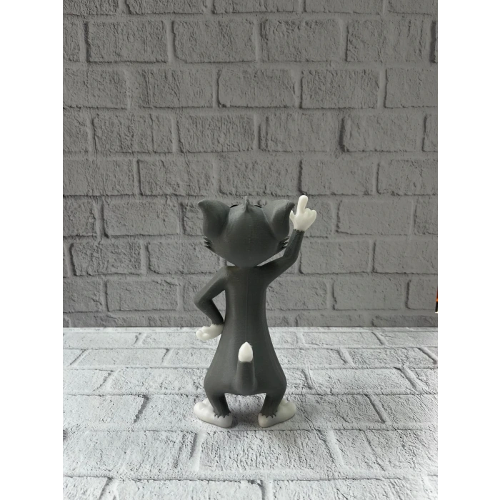 22 cm Tom Figürü Çizgi Karakter Biblo Koleksiyonluk Dekoratif Obje