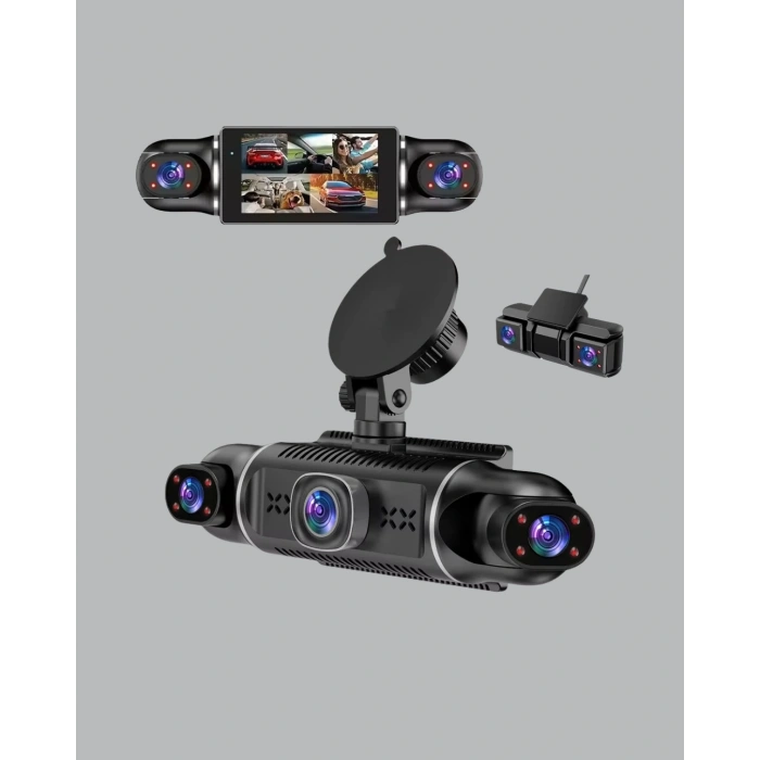 4 Kameralı Araç Kayıt Cihazı Full HD Park İzleme Gece Görüş