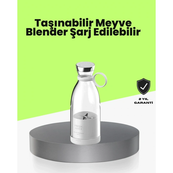 4 lı Gıda Sınıfı Paslanmaz Çelik Taşınabilir Blender