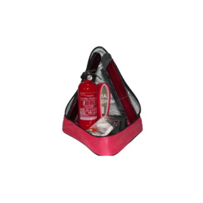 Acil Durum Trafik Seti Reflektör Yangın Tüpü ve İlk Yardım Çantalı