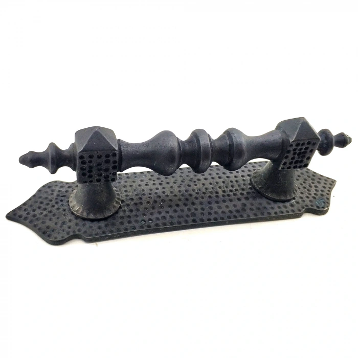 Antika Tarz Dekoratif Pirinç Ağır Kapı Çekme Kolu - 280x65 mm, Oksit