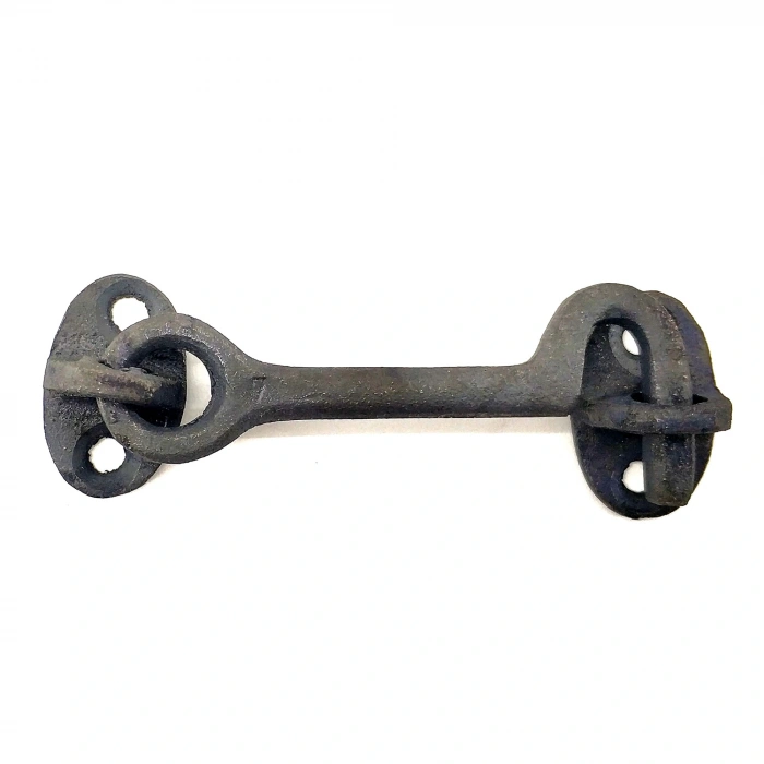 Antika Tarz Dekoratif Pirinç Çengeli - 8,5cm, Oksit