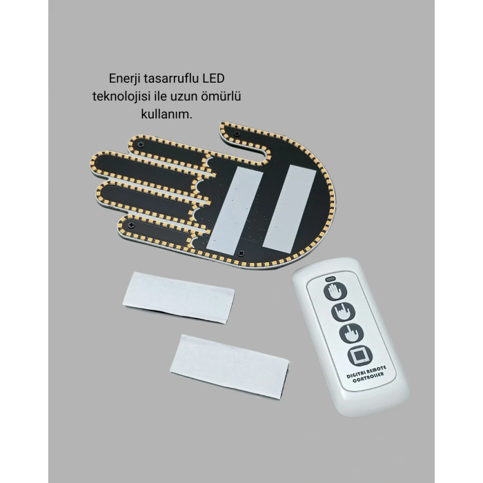 Araç İçin Eğlenceli LED El İşareti Işığı