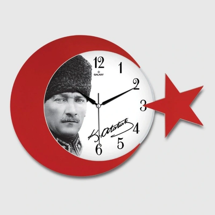 Ay Yildiz Duvar Saati 134-2