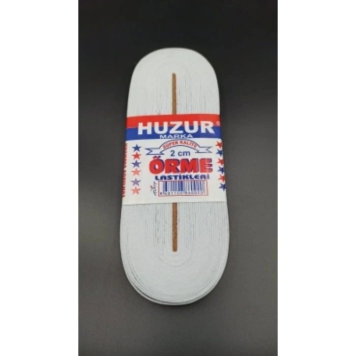 BEYAZ - 2CM PAÇA LASTİK YASSI GENİŞ 10MT (5047)