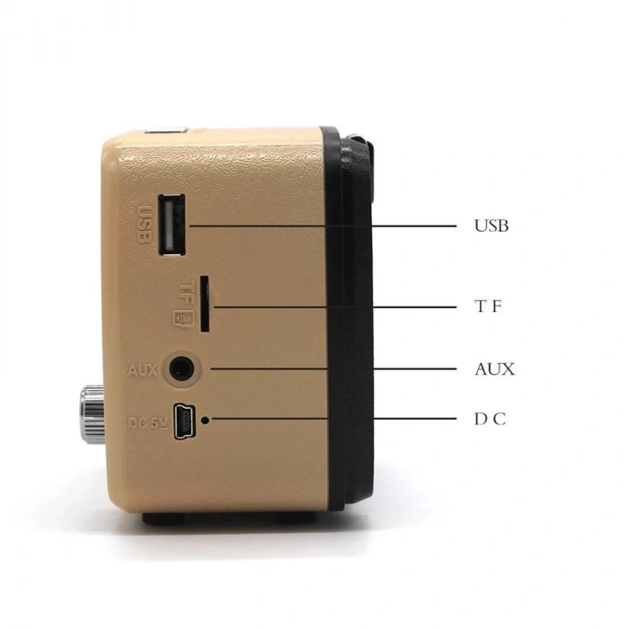 Bluetooth'lu Vintage Tasarımlı Nosataljik Radyo (5047)