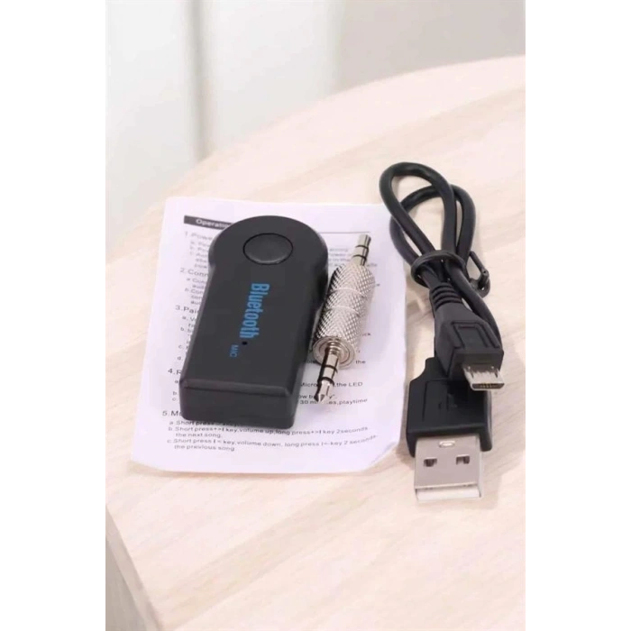 Bluetooth Araç Kiti Bt 350 Aux Çıkışlı Tüm Araçlara Uyumlu