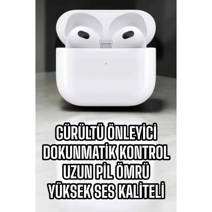 Bluetooth Kulaklık 3.Nesil Kablosuz Uzun Pil Ömrü Dokunmatik Kontrol