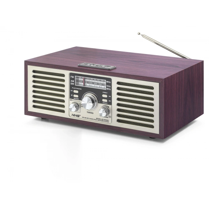 Bluetooth Nostaljik Hoparlör Fm 33 X 18 X 12.9 Cm NS6686BT