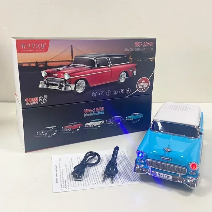 Chevrolet WS-1955BT Belair 1955 Model Bluetooth Hoparlör (5047)
