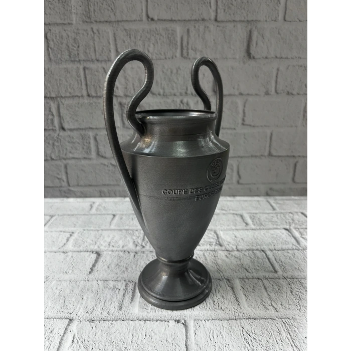 Füme Kupa 25cm UEFA Model Dekoratif Ödül Biblosu