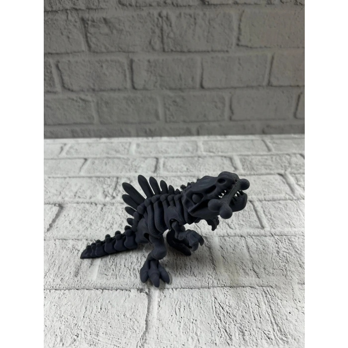 Hareketli Dinazor Figürü Dekoratif Oyuncak – Siyah Tasarım