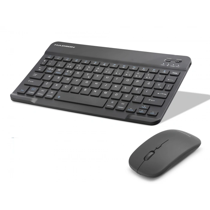 Kablosuz Bluetooth Smart Klavye Ve Mouse Seti - Siyah HDX2508