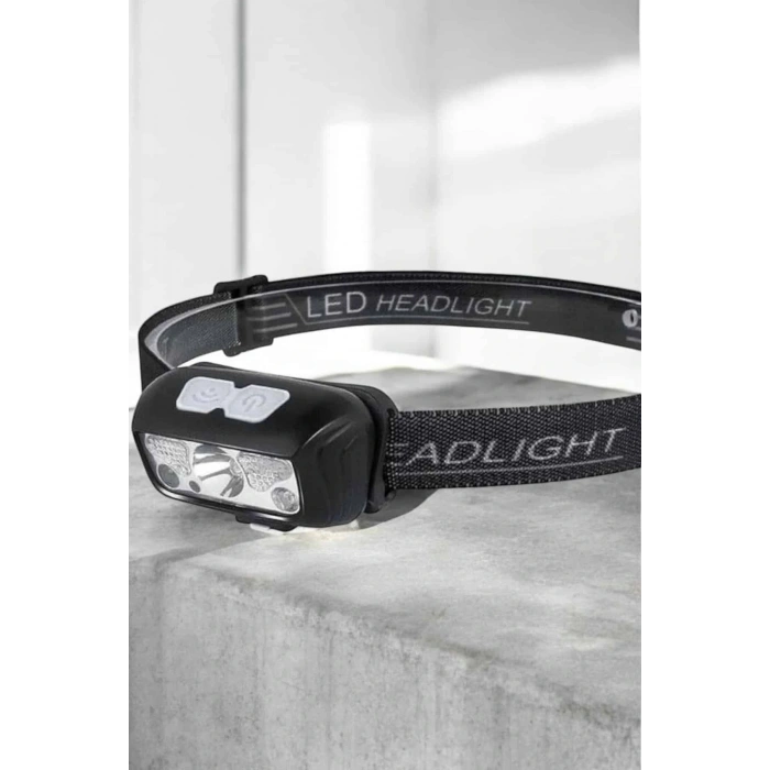 Kafa Lambası Kamp Lambası Sensörlü Şarjlı Ayarlanabilir