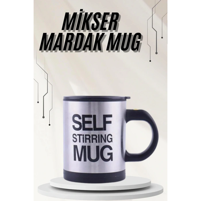 Karıştırıcı Özellikli Mikser Kupa Bardak Termos Bardak
