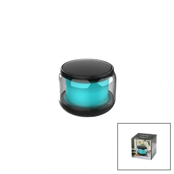 KAVANOZ MODELİ - MİKA GÖVDEB LUETOOTH WİRELESS MİNİ HOPARLÖR SPEAKER USB ŞARJLI - IŞIKLI5W (5047)