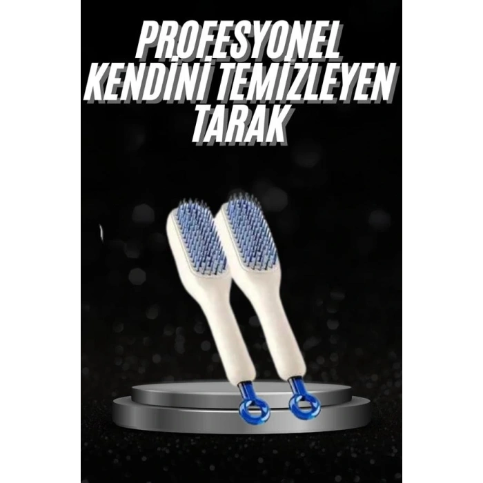 Kendi kendini Temizleyebilen Hijyenik Saç Fırçası Anti-Statik Teknolojisi