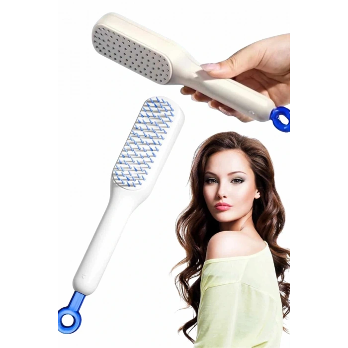 Kendi kendini Temizleyebilen Hijyenik Saç Fırçası Anti-Statik Teknolojisi